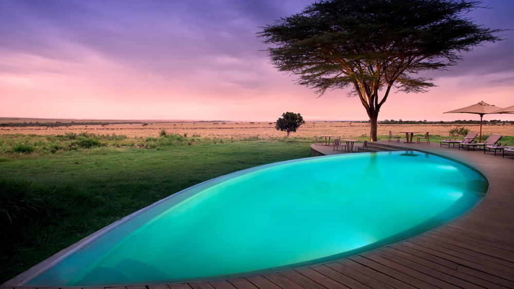 A lodge in Masai Mara